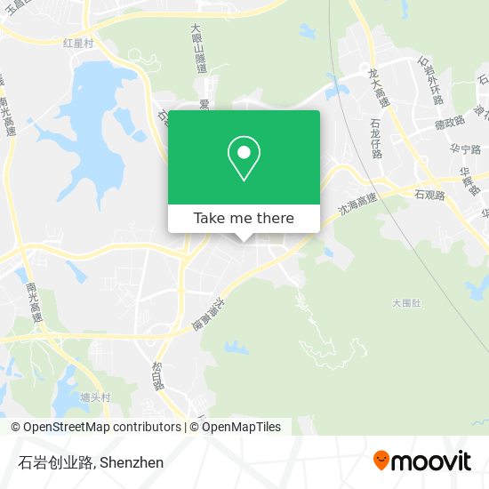 石岩创业路 map