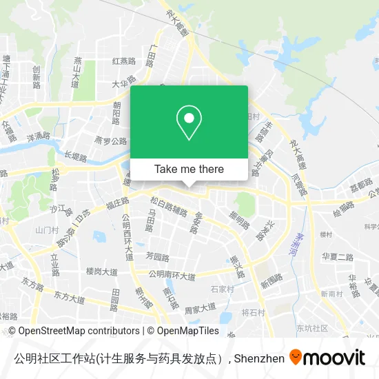 公明社区工作站 map