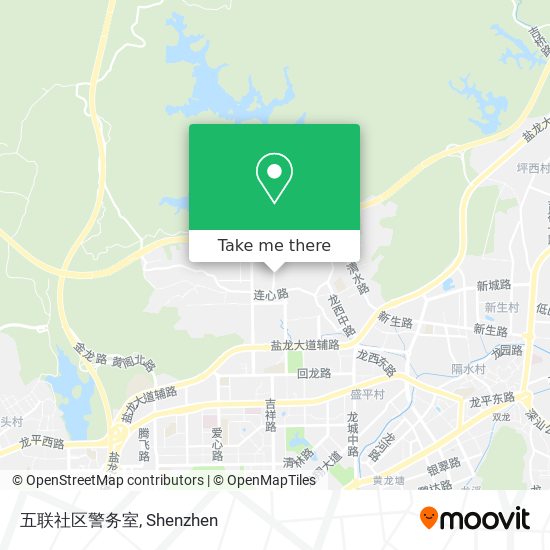 五联社区警务室 map