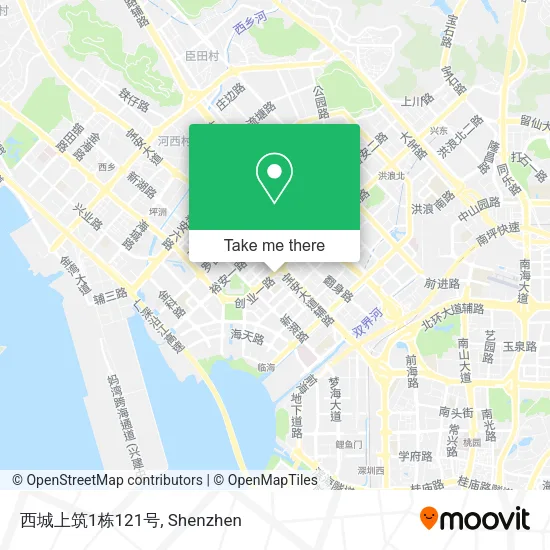 西城上筑1栋121号 map