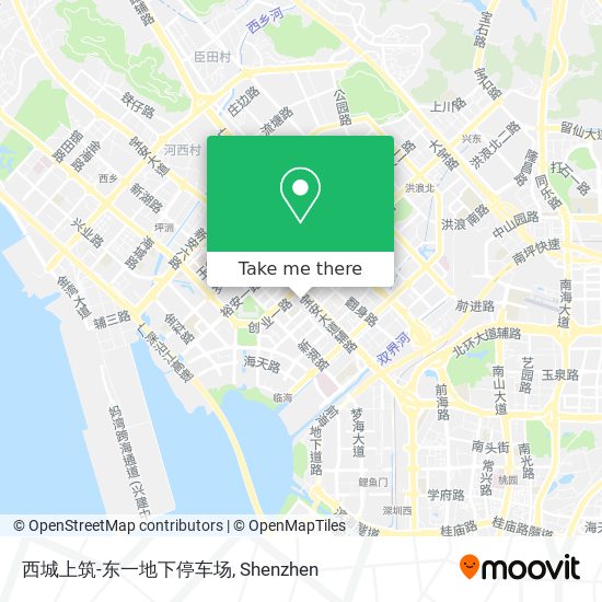 西城上筑-东一地下停车场 map