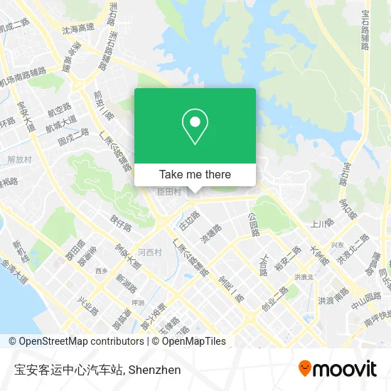 宝安客运中心汽车站 map