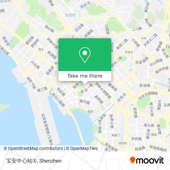 宝安中心站① map