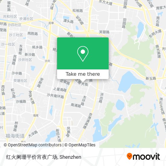红火阑珊平价宵夜广场 map