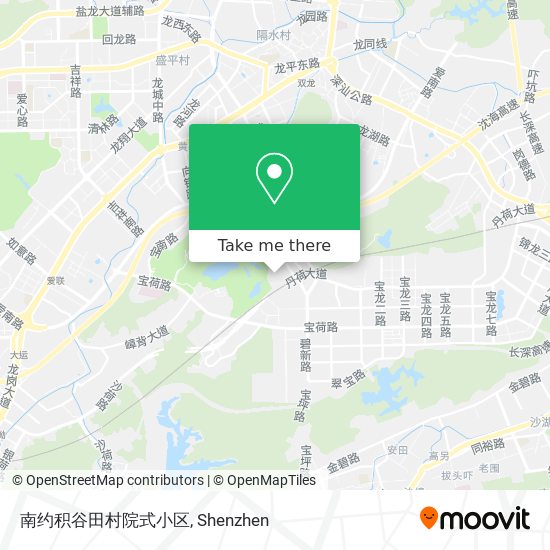南约积谷田村院式小区 map