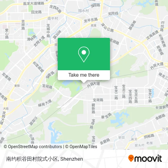 南约积谷田村院式小区 map