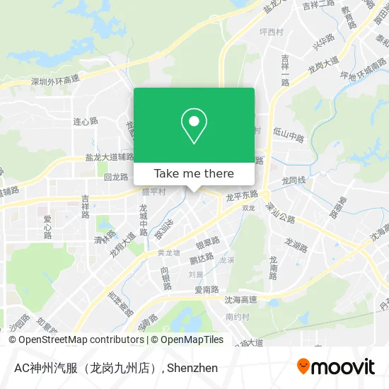 AC神州汽服（龙岗九州店） map