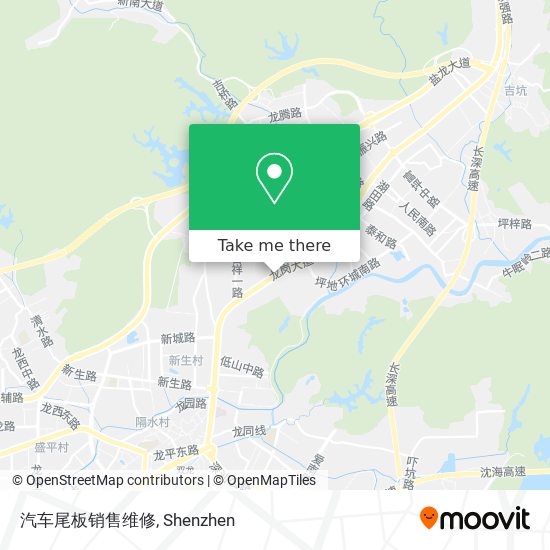 汽车尾板销售维修 map