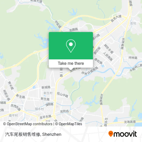 汽车尾板销售维修 map
