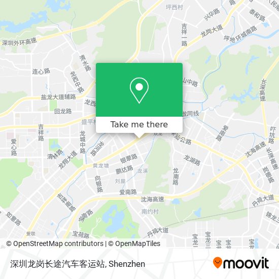 深圳龙岗长途汽车客运站 map