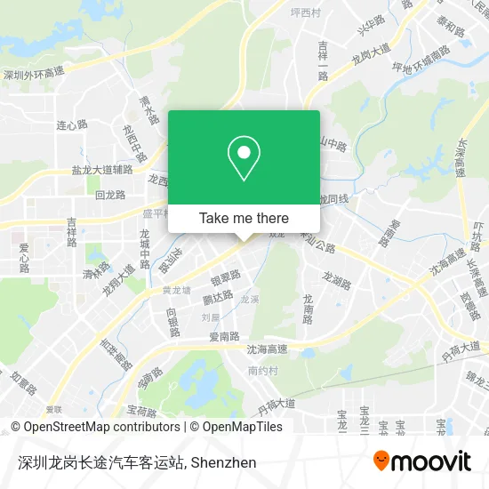 深圳龙岗长途汽车客运站 map