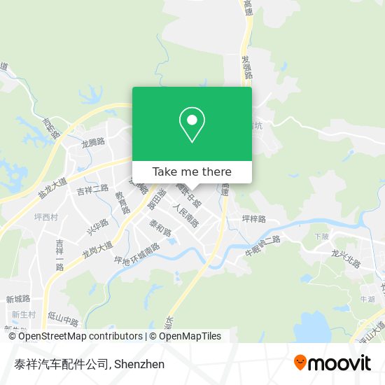 泰祥汽车配件公司 map