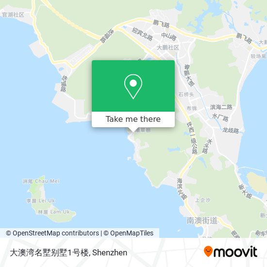 大澳湾名墅别墅1号楼 map