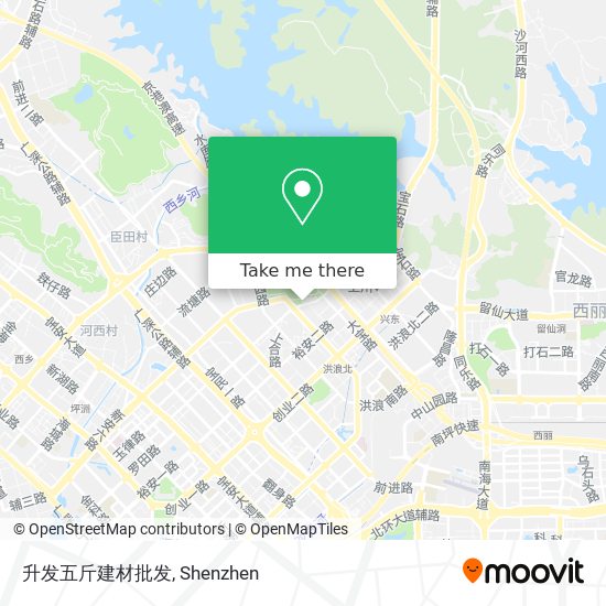 升发五斤建材批发 map