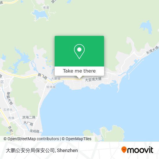 大鹏公安分局保安公司 map