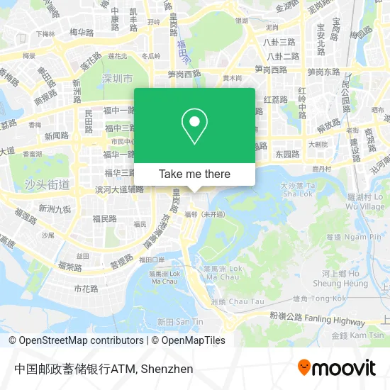 中国邮政蓄储银行ATM map