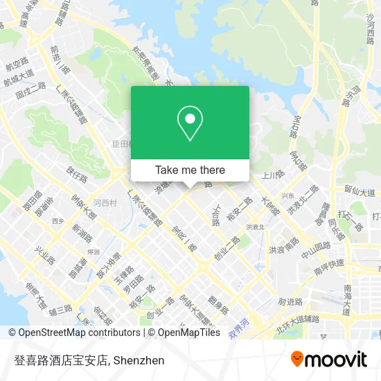 登喜路酒店宝安店 map