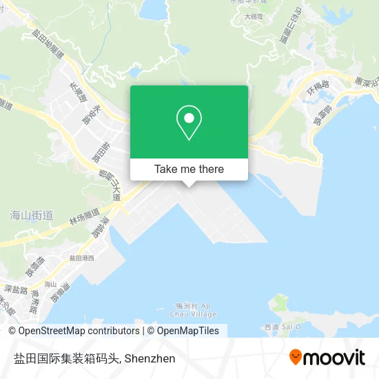 盐田国际集装箱码头 map