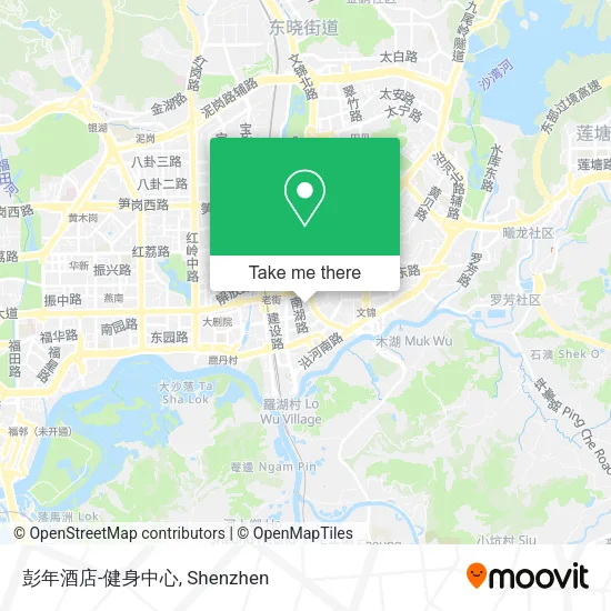 彭年酒店-健身中心 map