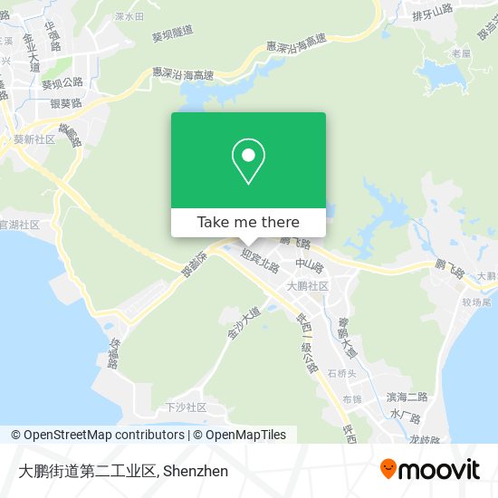 大鹏街道第二工业区 map