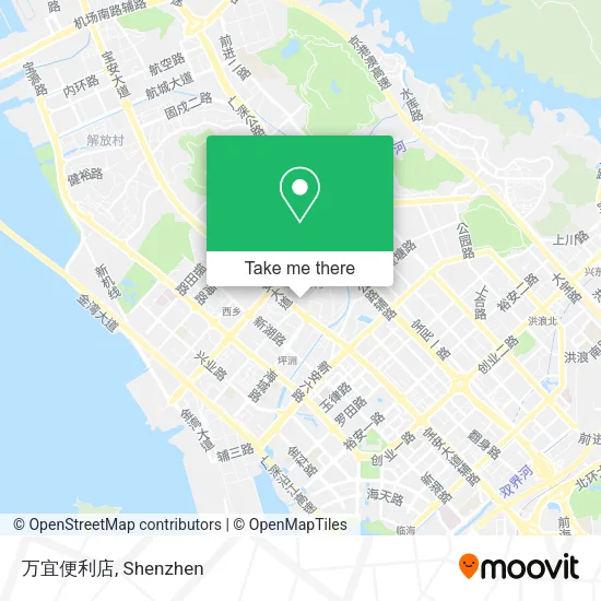 万宜便利店 map