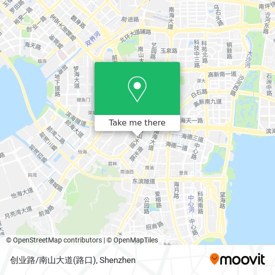 创业路/南山大道(路口) map