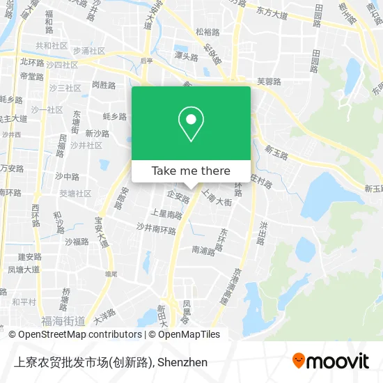 上寮农贸批发市场(创新路) map