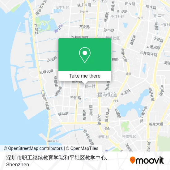 深圳市职工继续教育学院和平社区教学中心 map