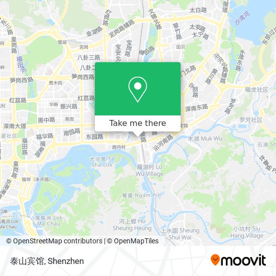 泰山宾馆 map
