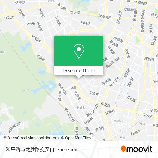 和平路与龙胜路交叉口 map