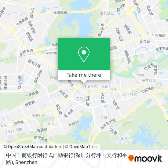 中国工商银行附行式自助银行(深圳分行坪山支行和平路) map