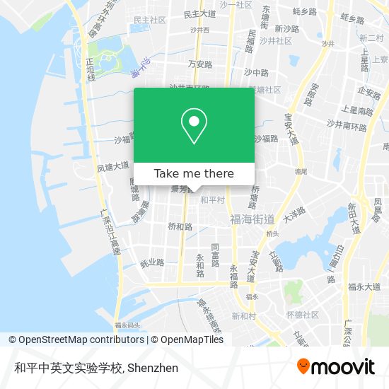 和平中英文实验学校 map