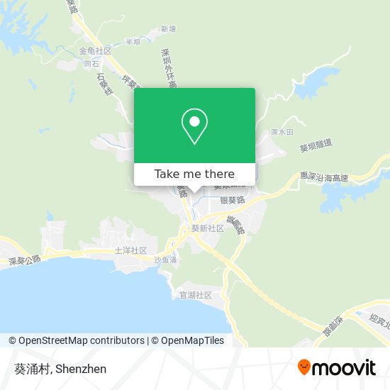 葵涌村 map