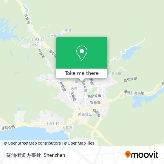 葵涌街道办事处 map