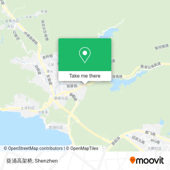 葵涌高架桥 map