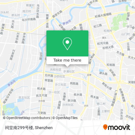 祠堂南299号楼 map