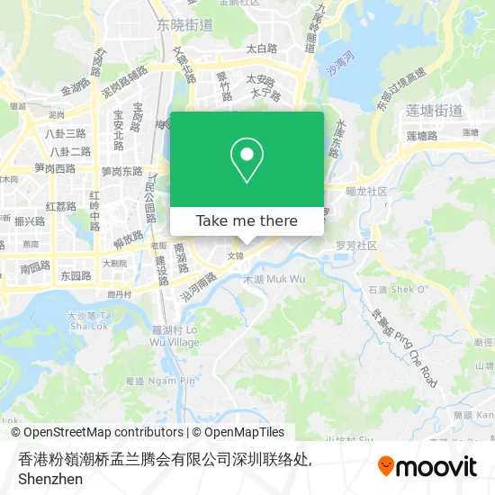 香港粉嶺潮桥孟兰腾会有限公司深圳联络处 map