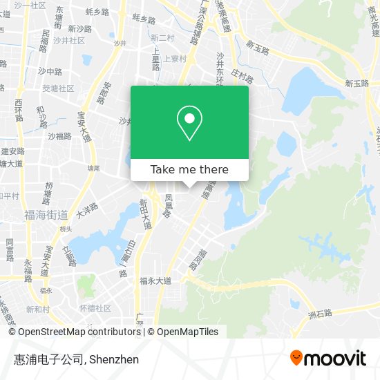 惠浦电子公司 map