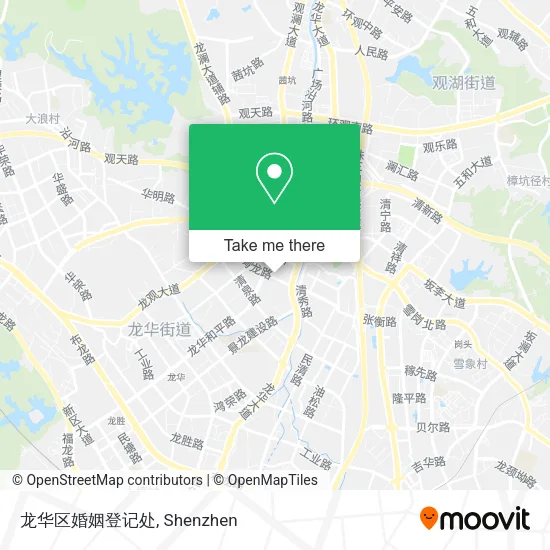 龙华区婚姻登记处 map