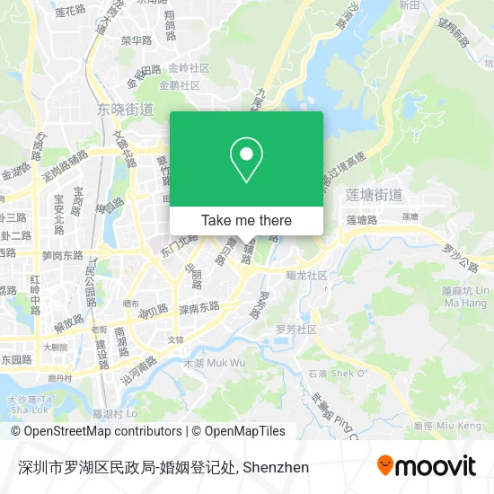 深圳市罗湖区民政局-婚姻登记处 map