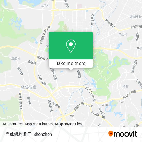 启威保利龙厂 map