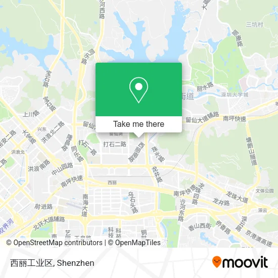 西丽工业区 map
