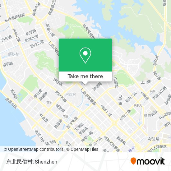 东北民俗村 map