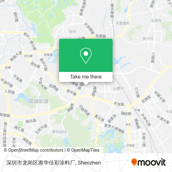 深圳市龙岗区惠华佳彩涂料厂 map