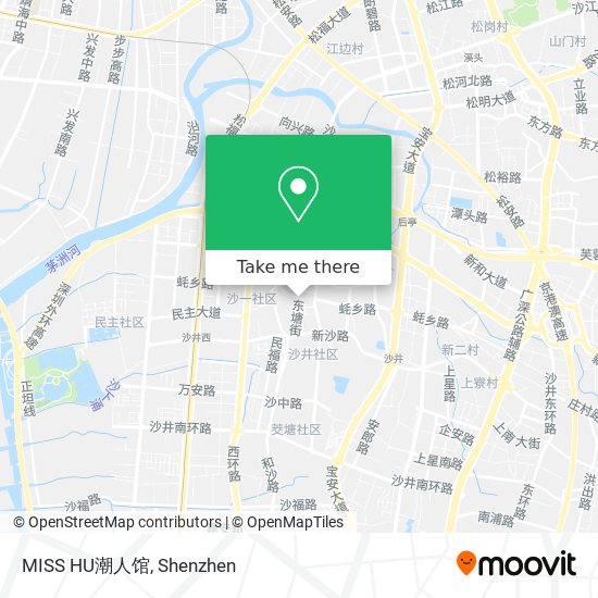 MISS HU潮人馆 map