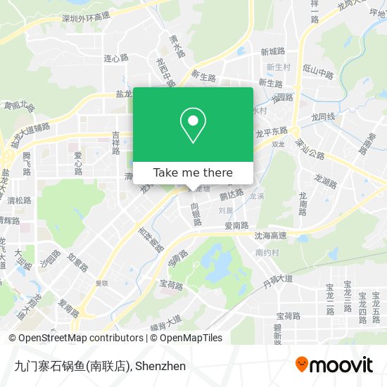 九门寨石锅鱼(南联店) map