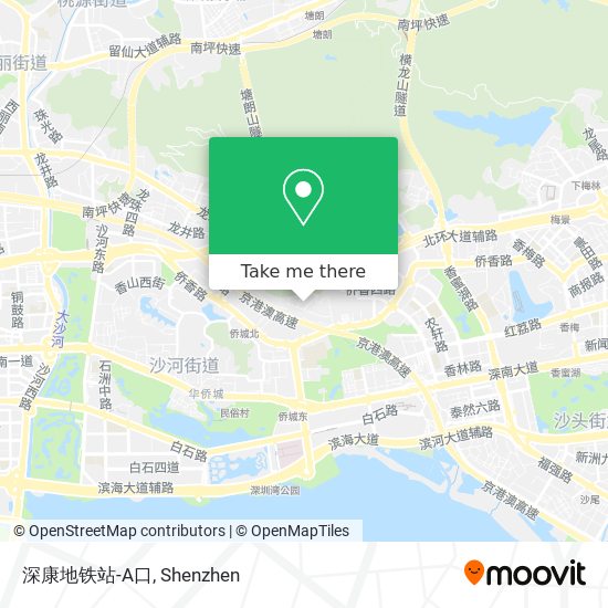 深康地铁站-A口 map