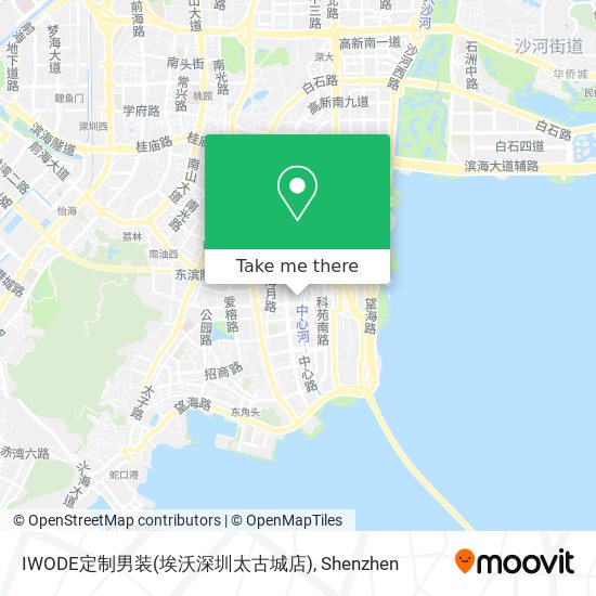 IWODE定制男装(埃沃深圳太古城店) map