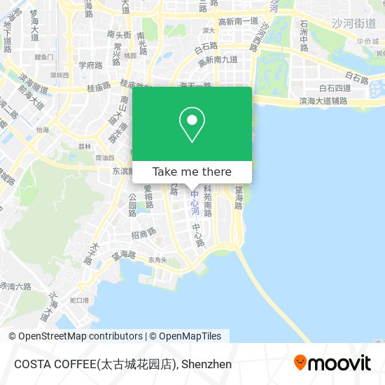 COSTA COFFEE(太古城花园店) map