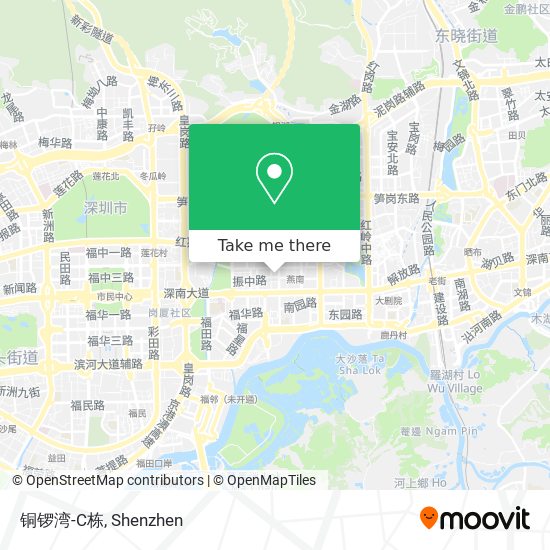 铜锣湾-C栋 map